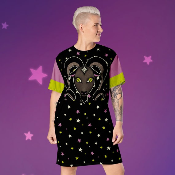 Baphomet T-shirt Dress