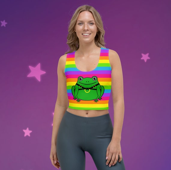 Gay Frog Crop Top