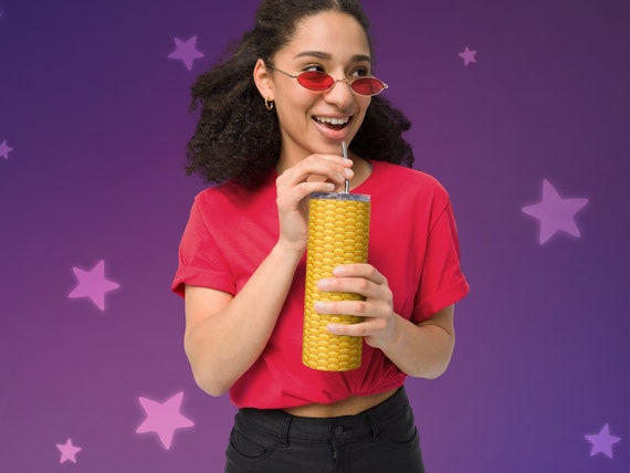 Corn Cob Stainless Steel Tumbler