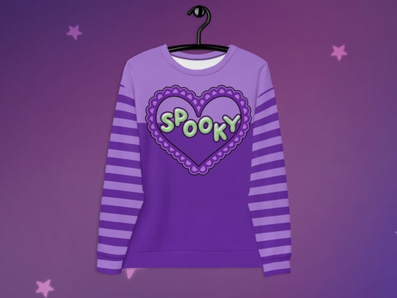 Spooky Striped Unisex Sweatshirt
